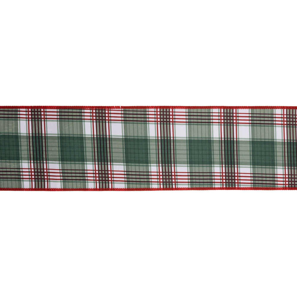 plaid christmas ribbon