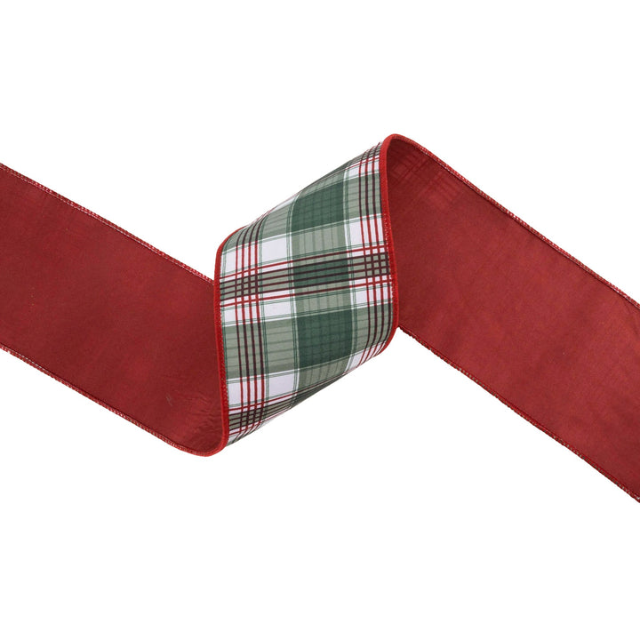 plaid christmas ribbon