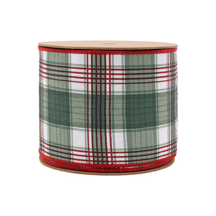 plaid christmas ribbon