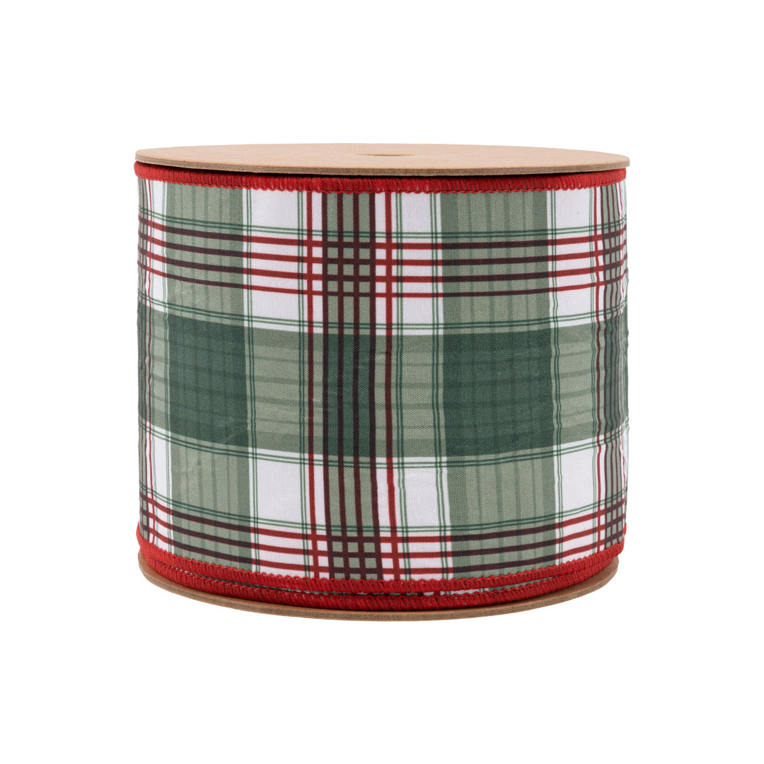 plaid christmas ribbon