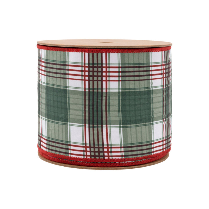 plaid christmas ribbon