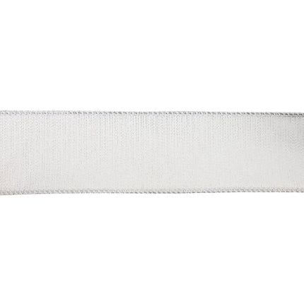 2 1/2" Wired Dupioni Ribbon w/ Metallic Stripe | 10 Yard Roll LaRibbons and Crafts