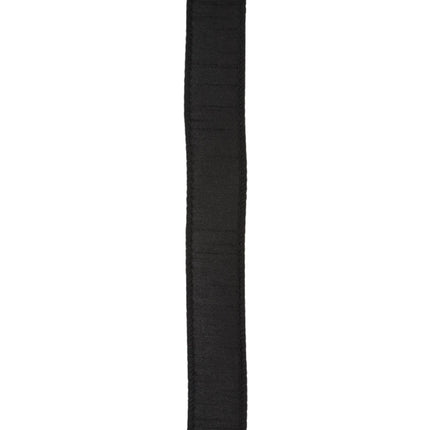 1" Wired Dupioni Ribbon | 10 Yards | Black LaRibbons and Crafts