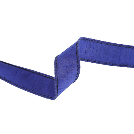 1" Wired Dupioni Ribbon | 10 Yards | Royal LaRibbons and Crafts