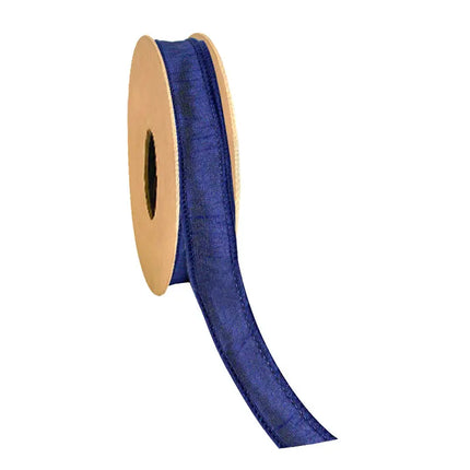 2 1/2" Fall Plaid and 2 1/2 Bordeaux with 1" Navel Dupioni Ribbon Bundle | 3 Rolls | 30 Yards