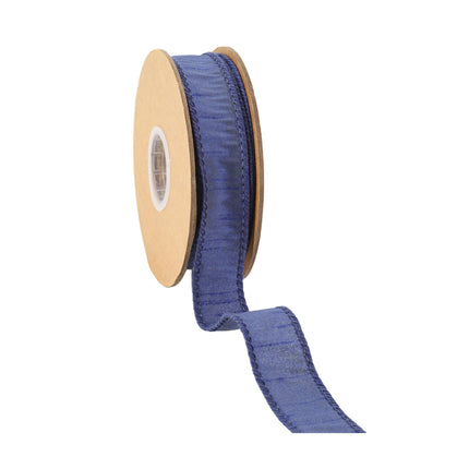 1" Wired Dupioni Ribbon | 10 Yards | Navel LaRibbons and Crafts