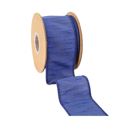 2 1/2" Wired Dupioni Ribbon | 10 Yards | Navel LaRibbons and Crafts