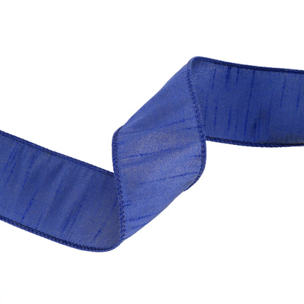 2 1/2" Wired Dupioni Ribbon | 10 Yards | Navel LaRibbons and Crafts