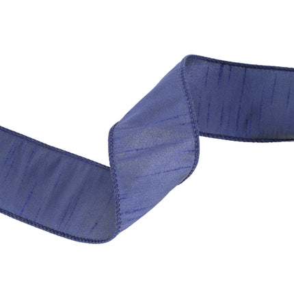 2 1/2" Wired Dupioni Ribbon | 10 Yards | Navel LaRibbons and Crafts
