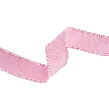 1" Wired Dupioni Ribbon | 10 Yards | Lt Purple LaRibbons and Crafts