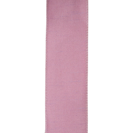 2 1/2" Wired Dupioni Ribbon | 10 Yards | Lt Purple LaRibbons and Crafts