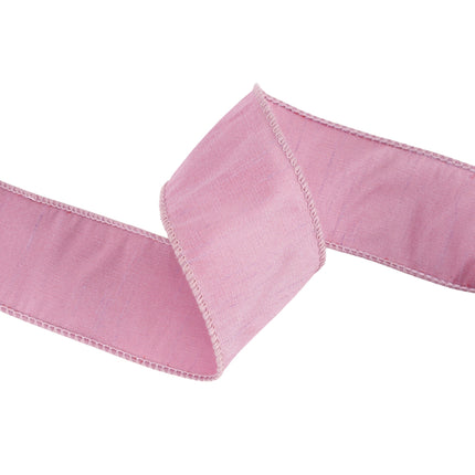2 1/2" Wired Dupioni Ribbon | 10 Yards | Lt Purple LaRibbons and Crafts