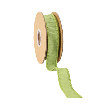4" Halloween Candy and 2 1/2" Amethyst with 1" Green Apple Dupioni Ribbon Bundle | 3 Rolls | 30 Yards