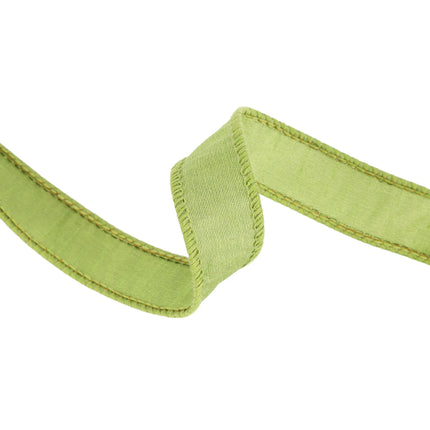 4" Halloween Candy and 2 1/2" Amethyst with 1" Green Apple Dupioni Ribbon Bundle | 3 Rolls | 30 Yards