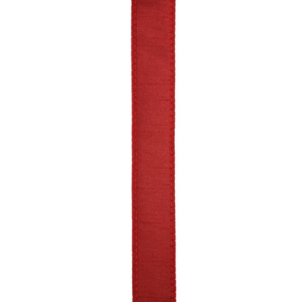1" Wired Dupioni Ribbon | 10 Yards | Bordeaux LaRibbons and Crafts