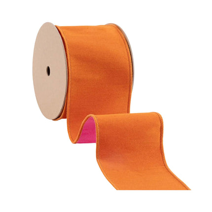 4" sturdy wired dupioni ribbon, suited for large decorative gift bows