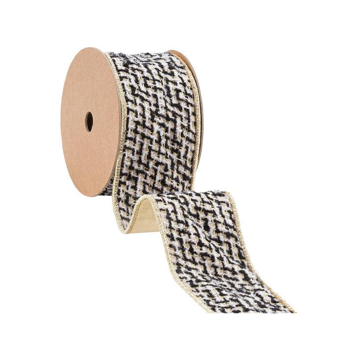 black and white ribbon