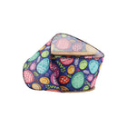 2 1/2 Wired Ribbon | Blue w/ Multi Easter Eggs | 10 Yard Roll LaRibbons and Crafts