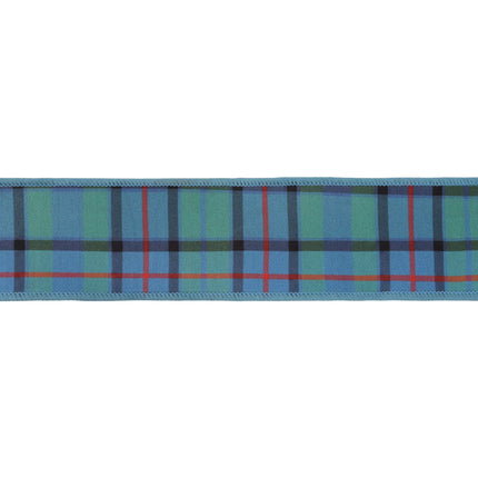 Multi-color plaid dupioni ribbon, with fused dupioni backing, great for seasonal projects.