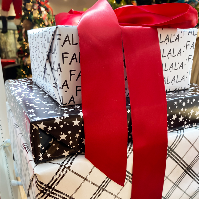 Double Face Satin Ribbon | Red (250) LaRibbons and Crafts