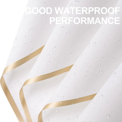 Premium 58x58cm White matte floral wrapping, gold edge, for florists and adding a touch of luxury to any bouquet.