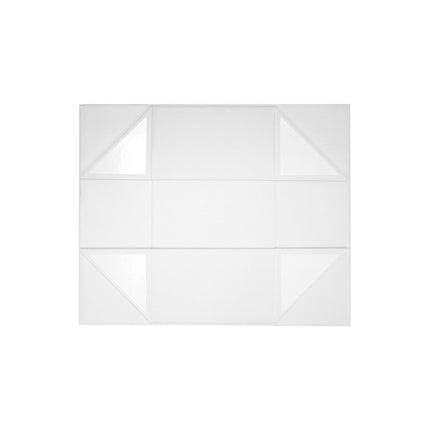 14" X 9" X 4.3" Collapsible Gift Box with Magnetic Closure - White LaRibbons and Crafts