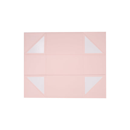 14" X 9" X 4.3" Collapsible Gift Box with Magnetic Closure - Pink LaRibbons and Crafts