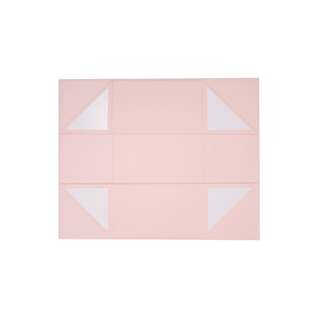 14" X 9" X 4.3" Collapsible Gift Box with Magnetic Closure - Pink