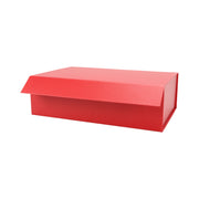 14" X 9" X 4.3" Collapsible Gift Box with Magnetic Closure - Red