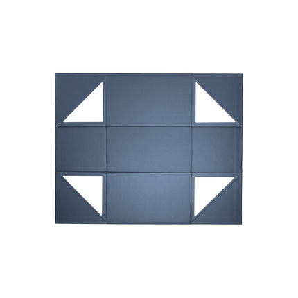 14" X 9" X 4.3" Collapsible Gift Box with Magnetic Closure - Navy LaRibbons and Crafts
