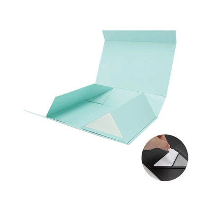 14" X 9" X 4.3" Collapsible Gift Box with Magnetic Closure - Mint LaRibbons and Crafts
