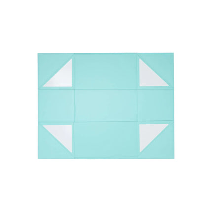 14" X 9" X 4.3" Collapsible Gift Box with Magnetic Closure - Mint LaRibbons and Crafts