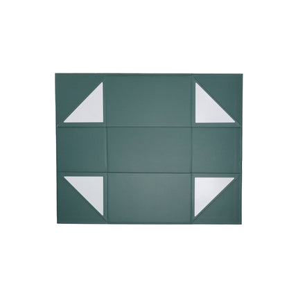 14" X 9" X 4.3" Collapsible Gift Box with Magnetic Closure - Green LaRibbons and Crafts