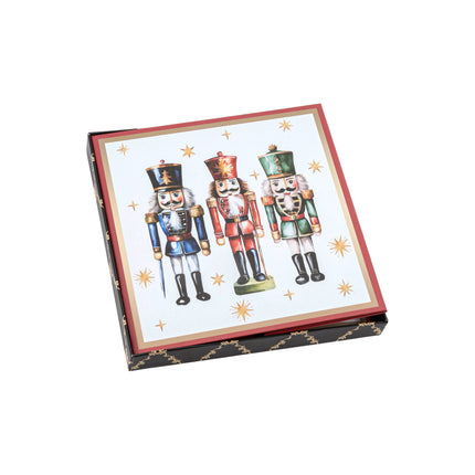 9"x 9"x 9" Collapsable Gift Box w/ Removable Lid | Nutcracker - LaRibbons and Crafts