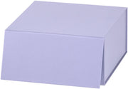 8" x 8" x 4" Collapsable Gift Box w/ Magnetic Square Flap Lid (3-pack) | Purple