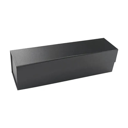 13" x 3.7" x 3.7" Collapsable Gift Box w/ Magnetic Square Flap Lid | Black LaRibbons and Crafts