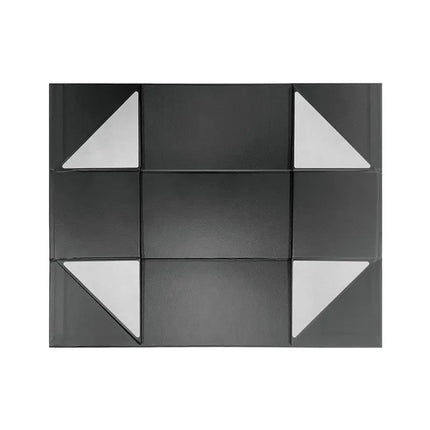 13" x 3.7" x 3.7" Collapsable Gift Box w/ Magnetic Square Flap Lid | Black LaRibbons and Crafts