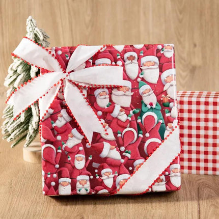 30" x 10' Holiday Reversible Wrapping Paper Bundle (4-pack) | Joyful Bunch LaRibbons and Crafts