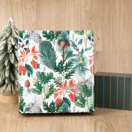 30" x 10' Wrapping Paper Bundle (4-pack) | Holiday Botanical LaRibbons Wholesale