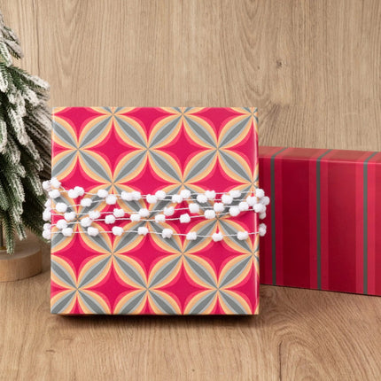 30" x 10' Wrapping Paper Bundle (4-pack) | Holiday Botanical LaRibbons Wholesale