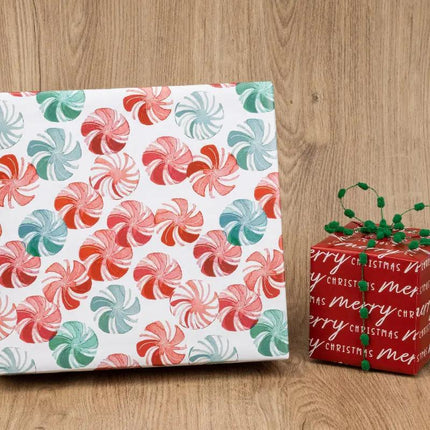 30" x 10' Wrapping Paper Bundle (4-pack) | Watercolor Christmas LaRibbons Wholesale
