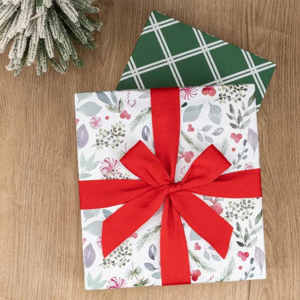 30" x 10' Wrapping Paper Bundle (4-pack) | Watercolor Christmas LaRibbons Wholesale