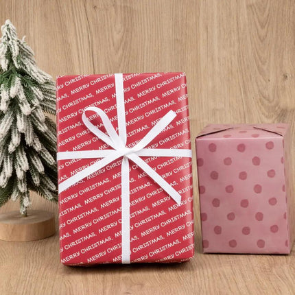 30" x 10' Holiday Reversible Wrapping Paper Bundle (4-pack) | Pretty as a Package LaRibbons and Crafts