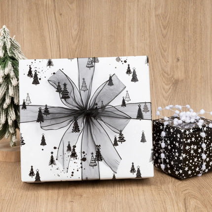 30" x 10' Holiday Reversible Wrapping Paper Bundle (4-pack) | Pretty as a Package LaRibbons and Crafts