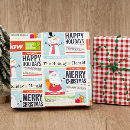 30" x 10' Holiday Wrapping Paper Bundle (4-pack) | Extra, Extra LaRibbons and Crafts