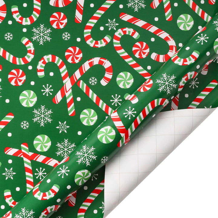 LaRibbons 30" x 10' Christmas Holiday Gift Wrap Deluxe Kit | Pink Gingerbread