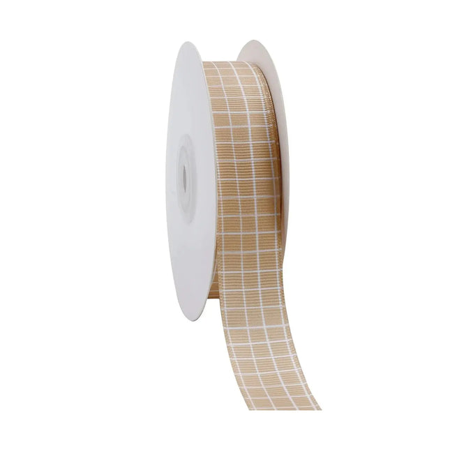 HARVEST CHECK GROSGRAIN RIBBON LaRibbons and Crafts