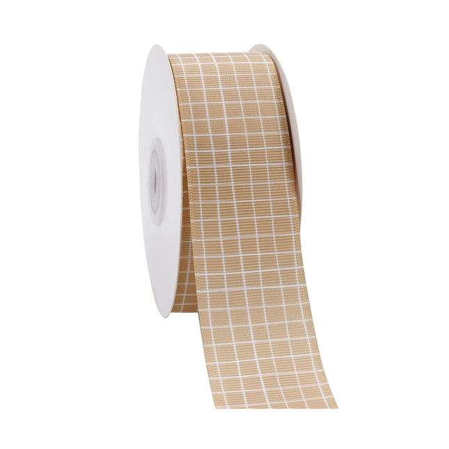 HARVEST CHECK GROSGRAIN RIBBON LaRibbons and Crafts