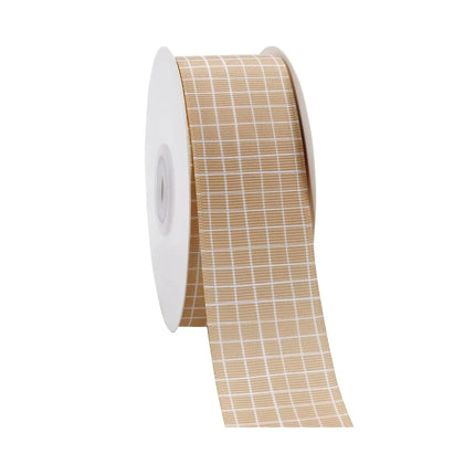 HARVEST CHECK GROSGRAIN RIBBON LaRibbons and Crafts