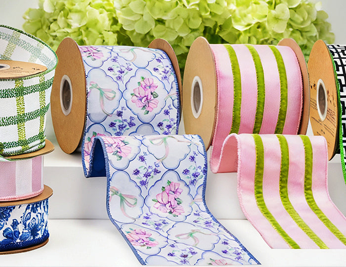 Spring Looking Ribbon LaRibbons Spring Wired Ribbons - Vibrant Spring Crafts & Decor ...